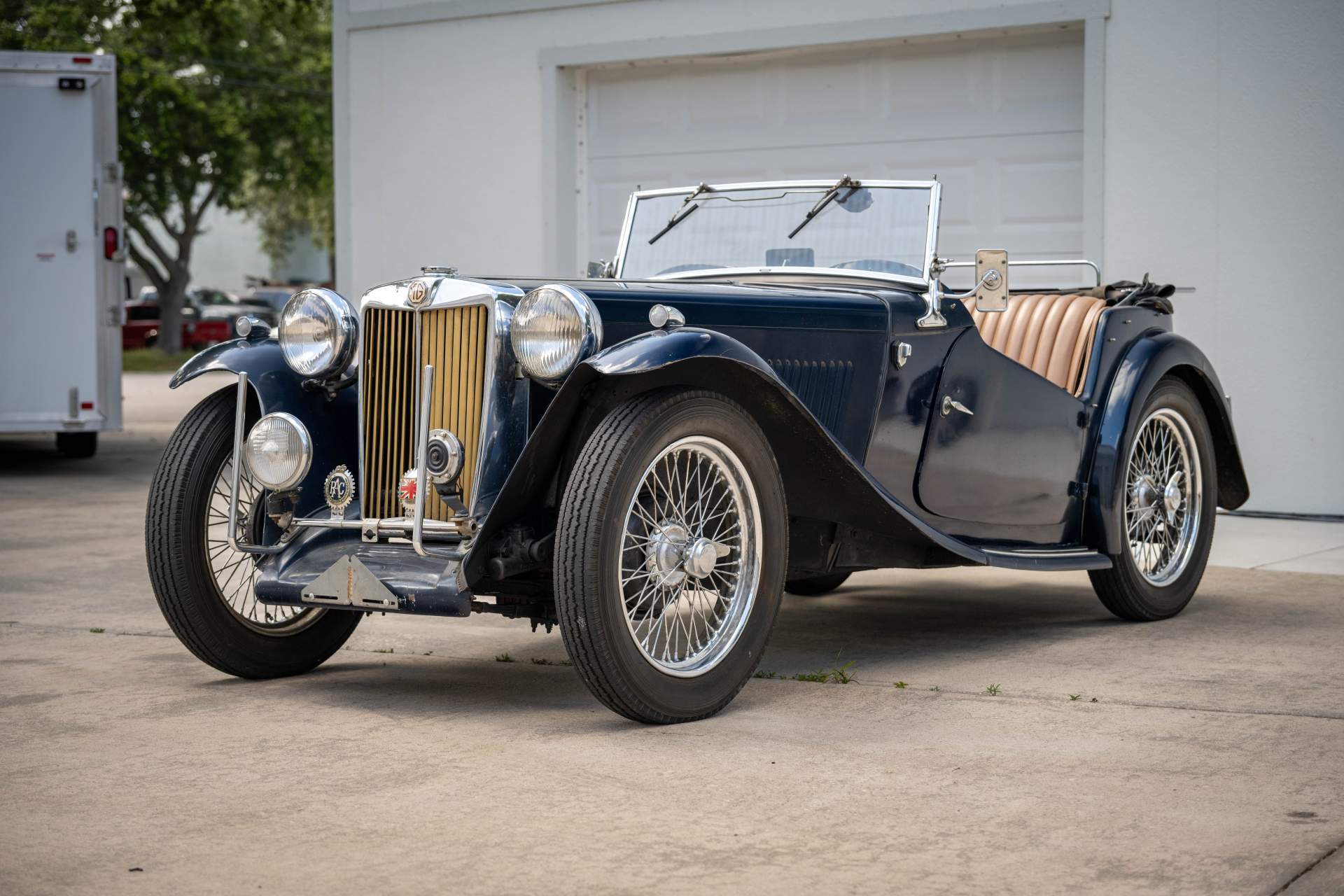 1948 MG TC Blue-13