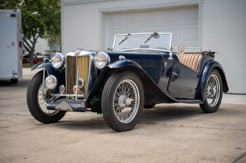 1948 MG TC Blue-13