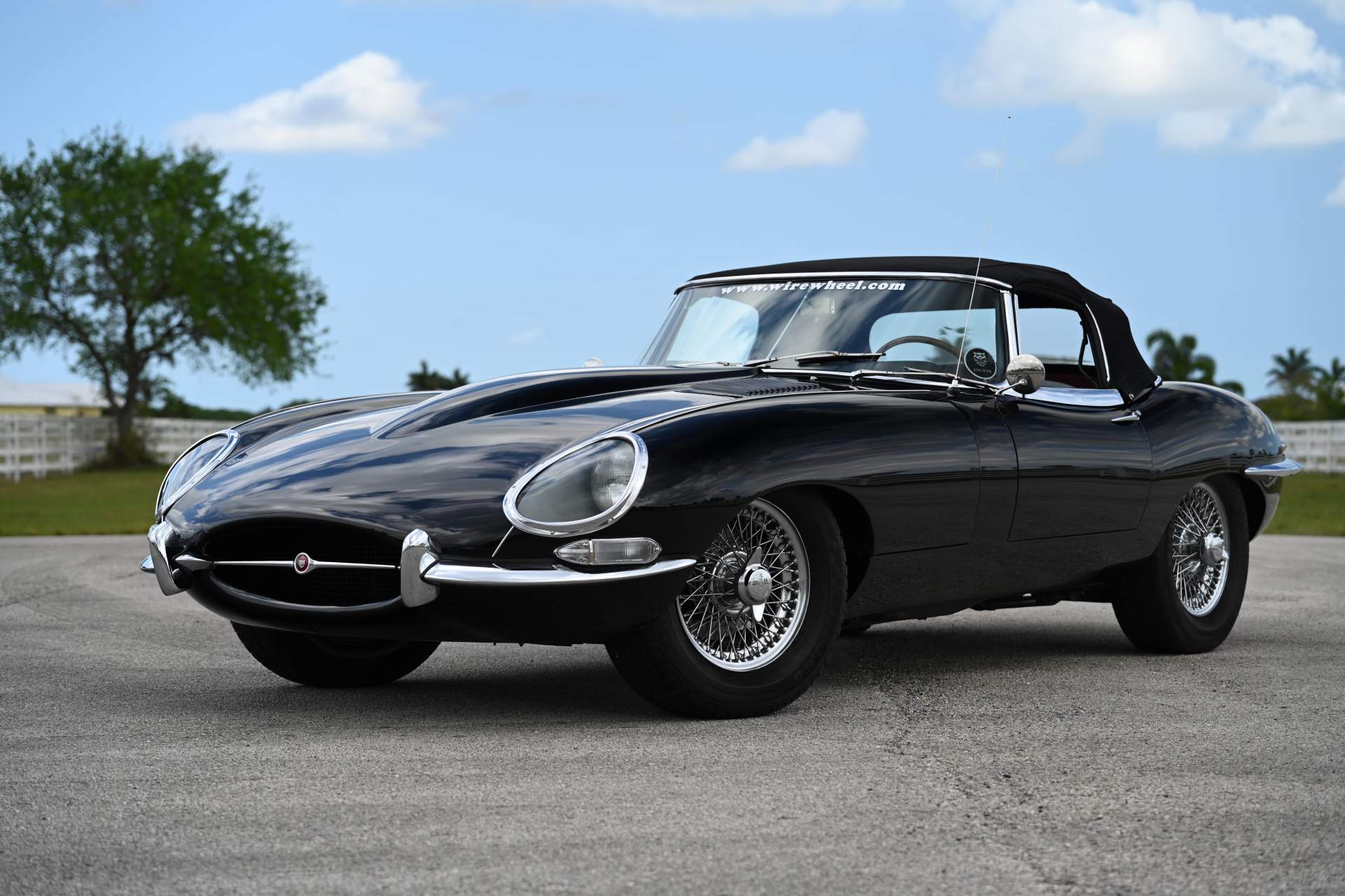 1963 Jaguar XKE E-type 3.8 Roadster| Wire Wheel of Vero