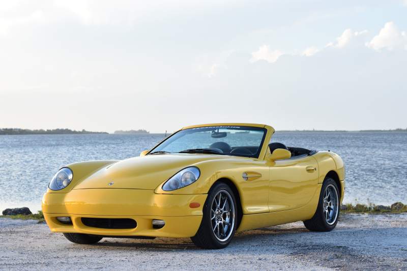 2003 Panoz Esperante Yellow Convertible